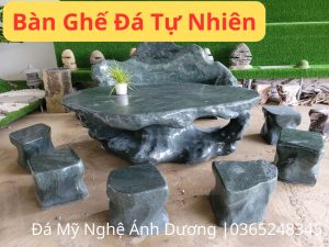 bàn ghế đá tự nhiên giá rẻ