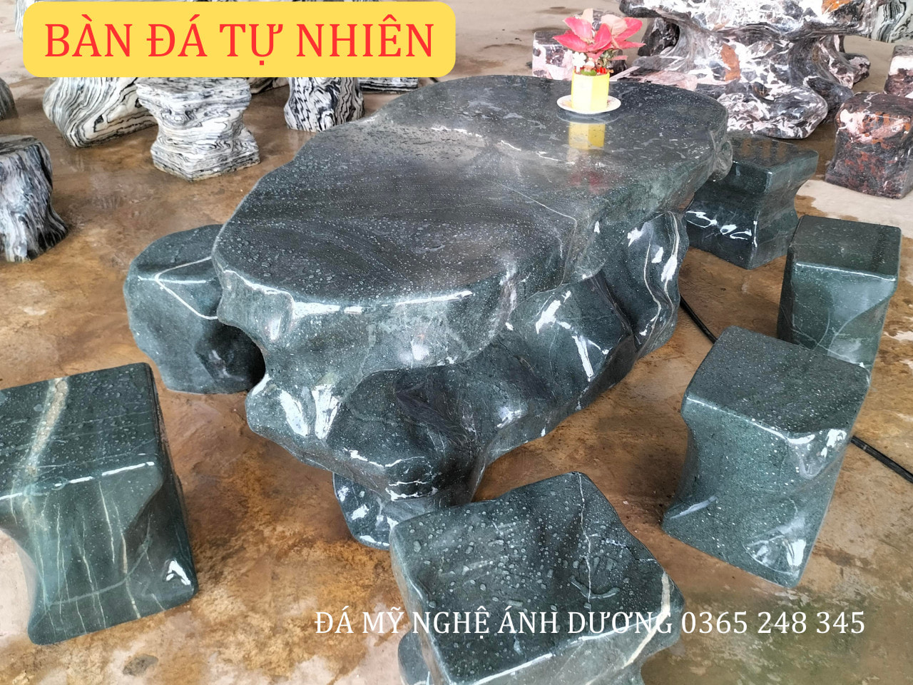 Giá Bàn ghế đá tự nhiên