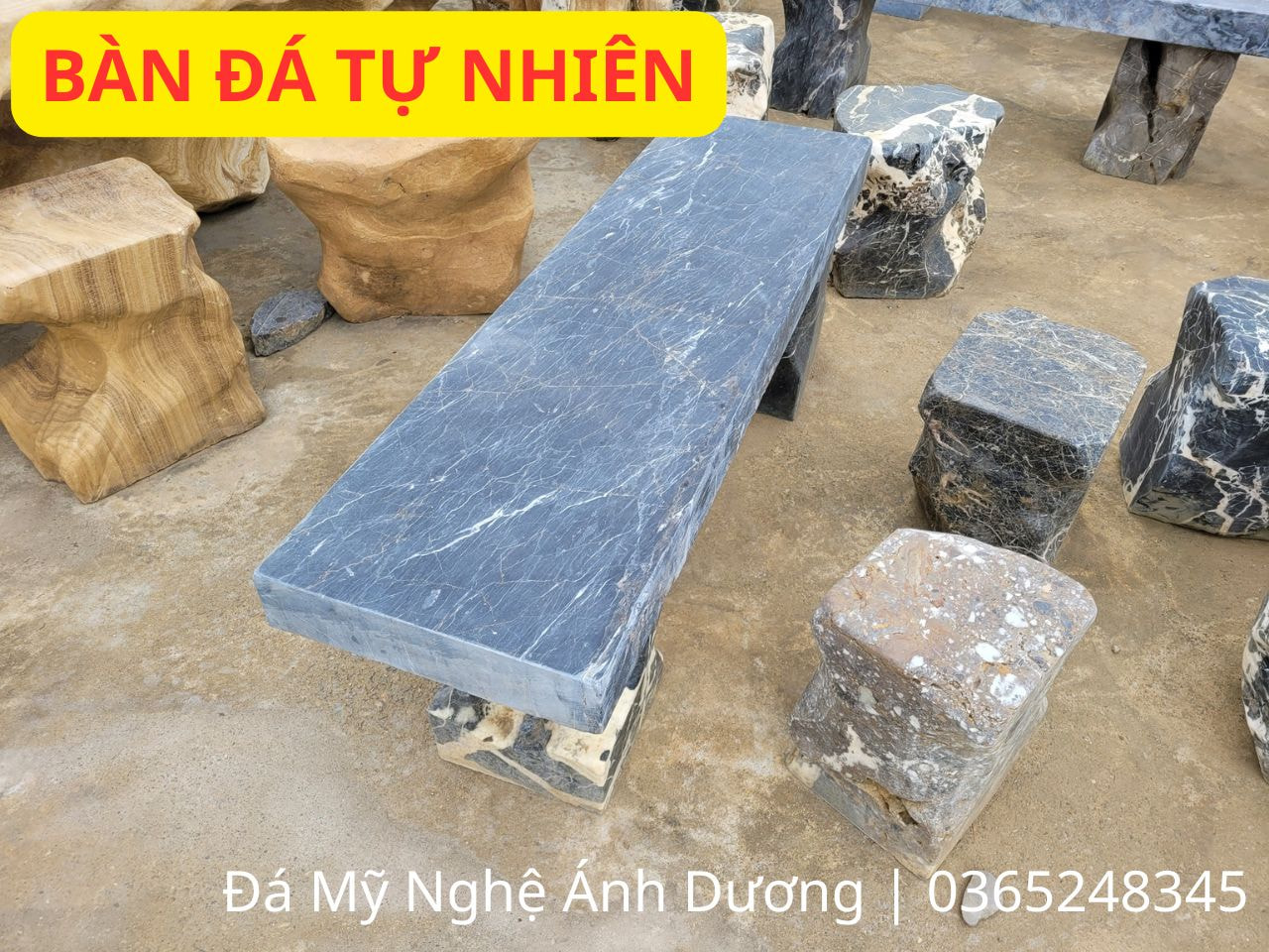 Bàn đá tự nhiên đẹp