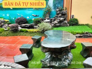 Báo giá bàn ghế đá tự nhiên