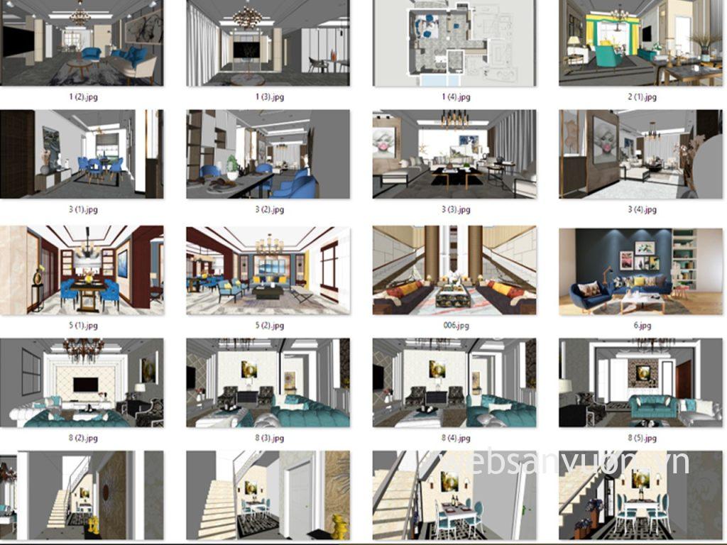 Thư viện Sketchup nội thất