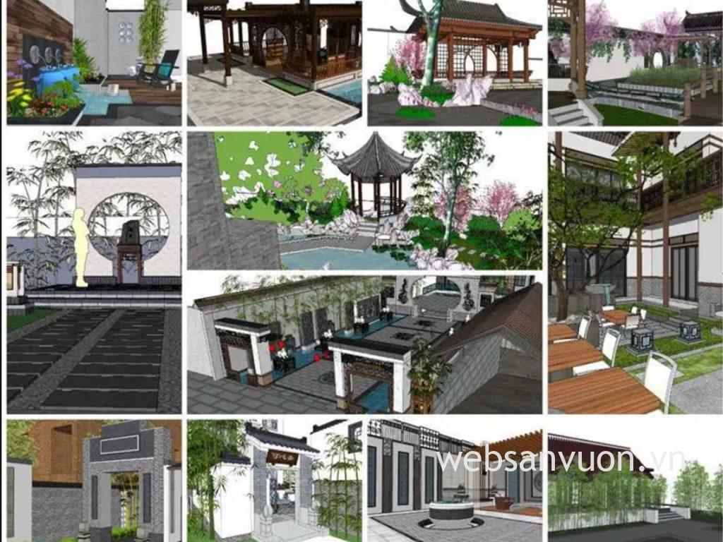 Thư viện Sketchup Trung Quốc