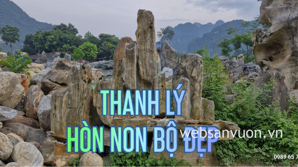 thanh lý hòn non bộ